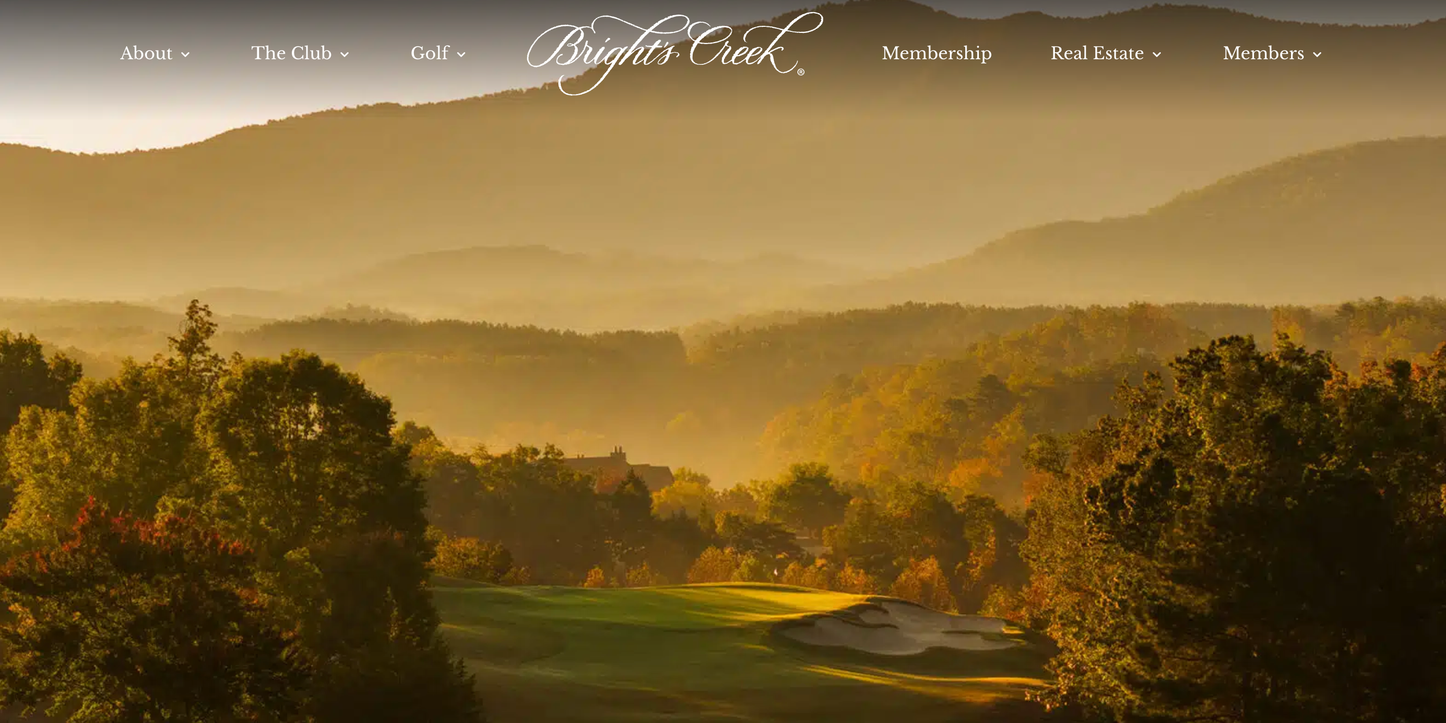 Brights Creek Golf Course — rolling fairways and mountain views in Mill Spring, NC
