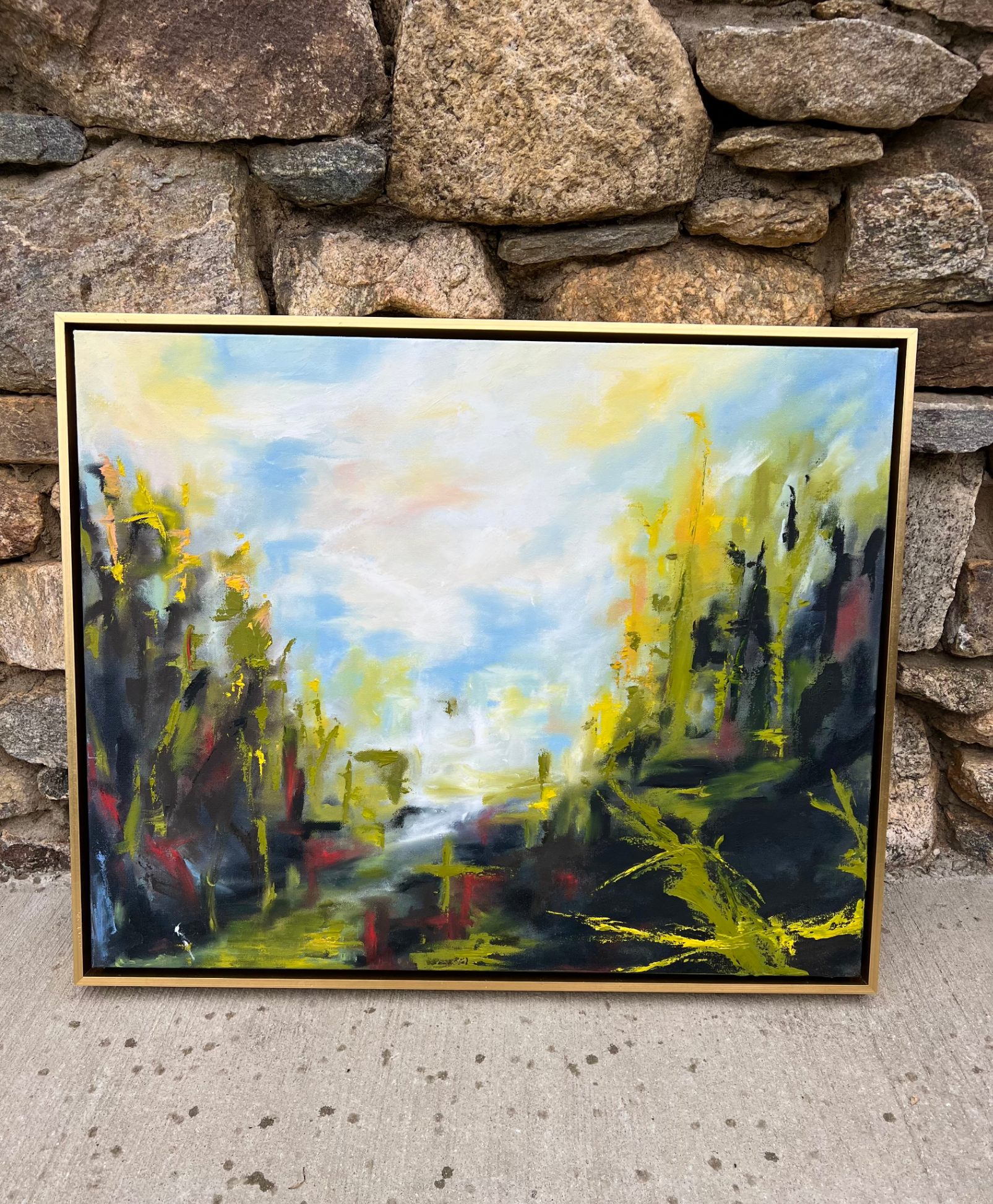 Autumn Canopy — original oil painting by Jay Burriss / Franklin Studios