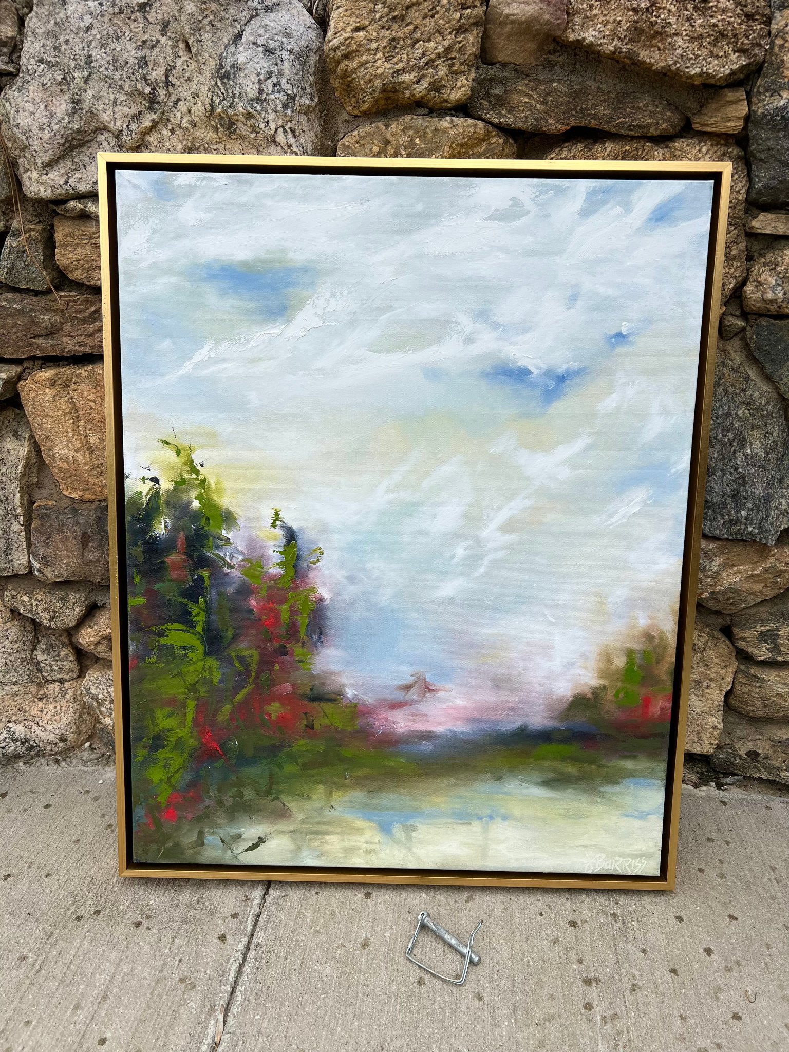 Mountain Meadow — original oil painting by Jay Burriss / Franklin Studios